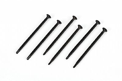 Bugled head self drilling screw
